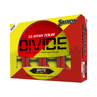 Srixon Q-STAR Tour DIVIDE Yellow Red